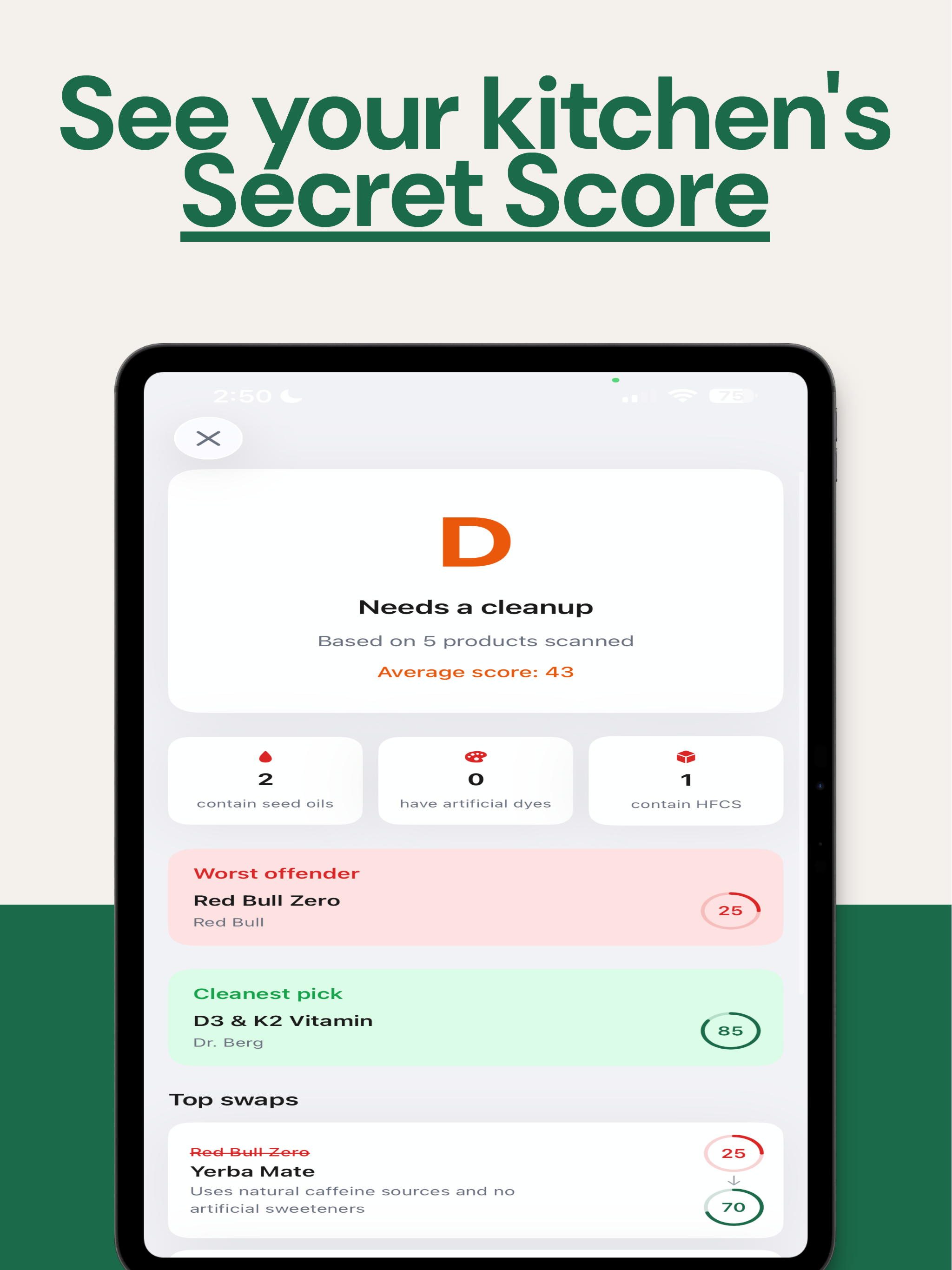 CleanCart - Food Scanner
