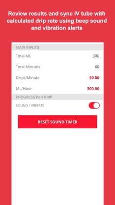 Drip Rate Infusion Calculator screenshot 2