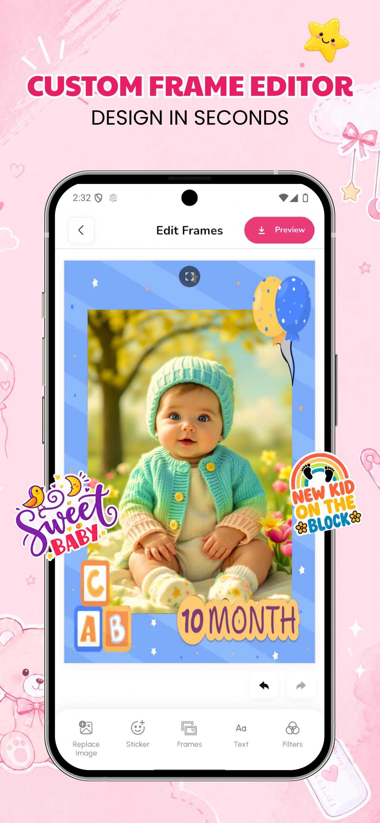 Screenshot 3 of Baby Photo Editor & Frames