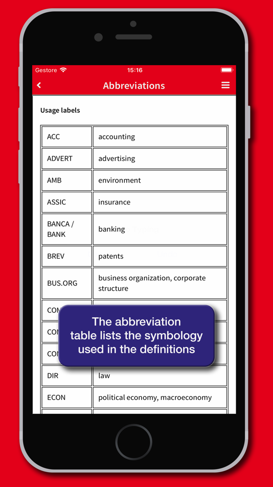 #9. Business Dictionary EN-IT (iOS) Podle: Edigeo S.r.l.