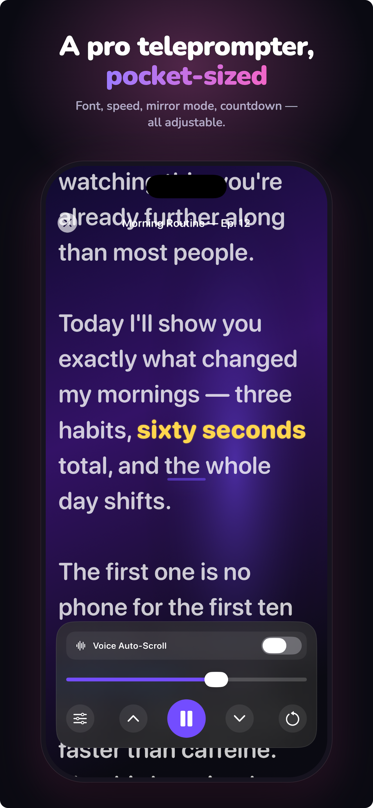 Prompty: AI Video Teleprompter screenshot 6