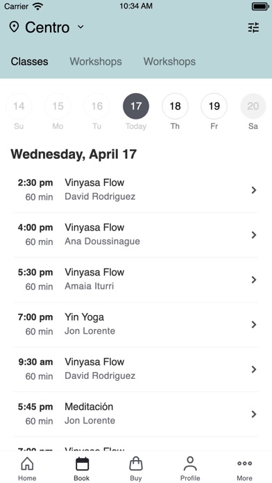802 Yoga Studio Screenshot