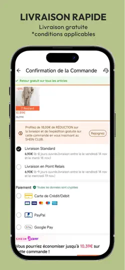 Capture d'écran de SHEIN-Achat En Ligne sur iPhone 5