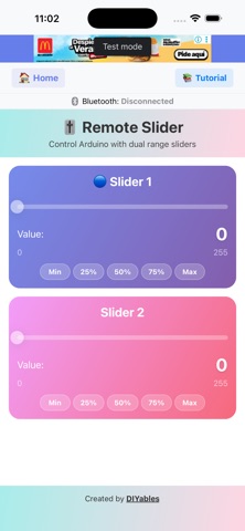 DIYables Bluetooth STEM screenshot