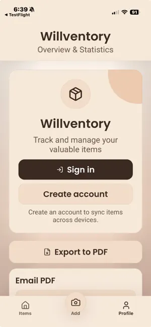 Willventory screenshot 4