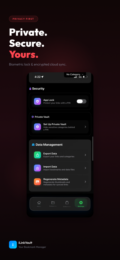 iLinkVault: Bookmark Vault screenshot 8