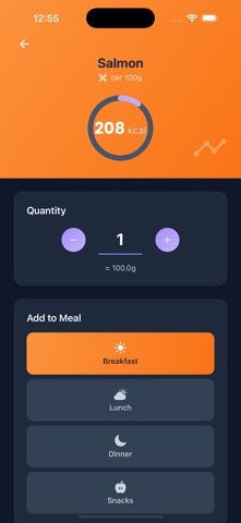 Nourish Nutrition Tracker screenshot