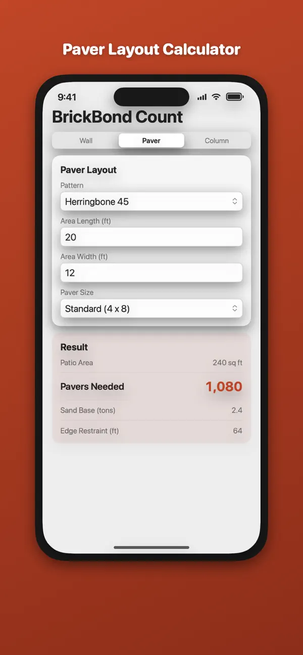 Screenshot #2 pour Brick Bond & Mortar Counter
