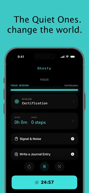 Focus Timer & Detox - Ghosty screenshot 1