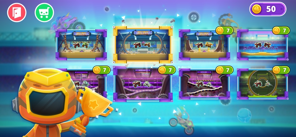 ビッグフットアリーナ：キッズレース＆知育ゲーム screenshot 10