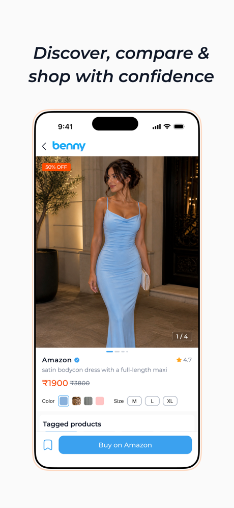 benny: AI fashion search screenshot 2