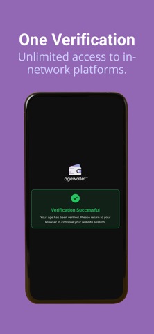 AgeWallet™ screenshot