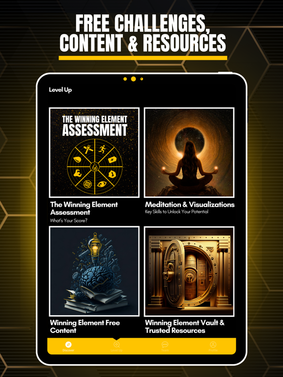 Winning Element iPad screenshot 3 - Sports app