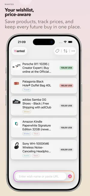 Wanted: Wishlist screenshot 2