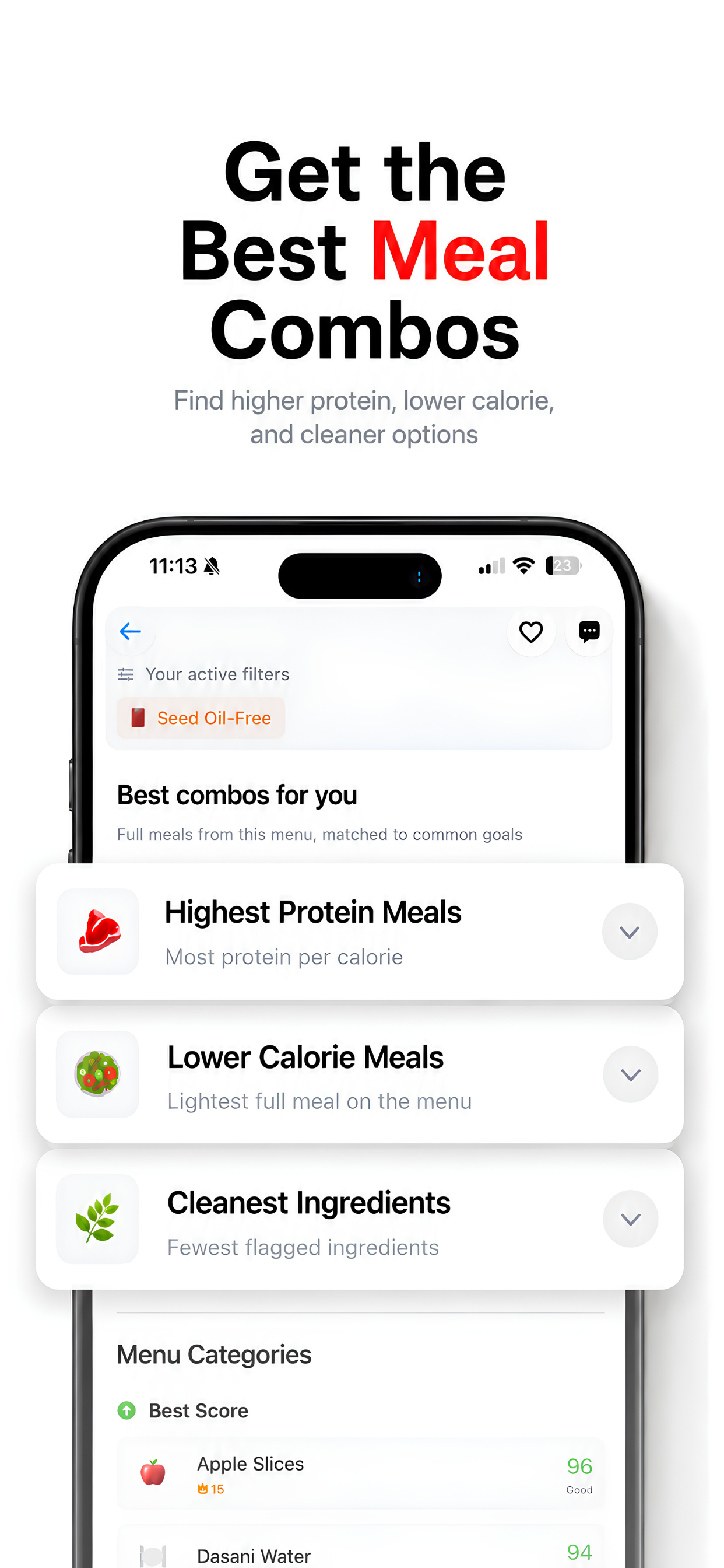MenuScore: Eat Out Healthy screenshot 2
