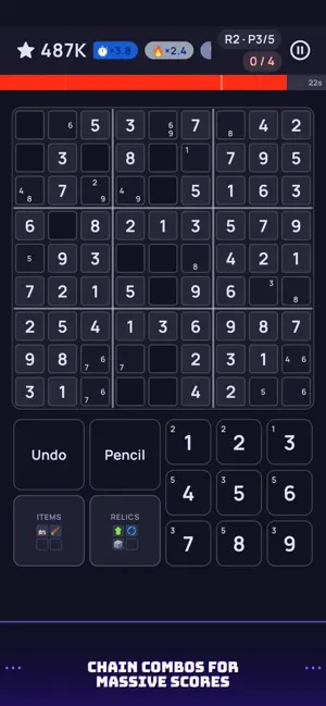 Rogue Sudoku: Puzzle Roguelike screenshot 2