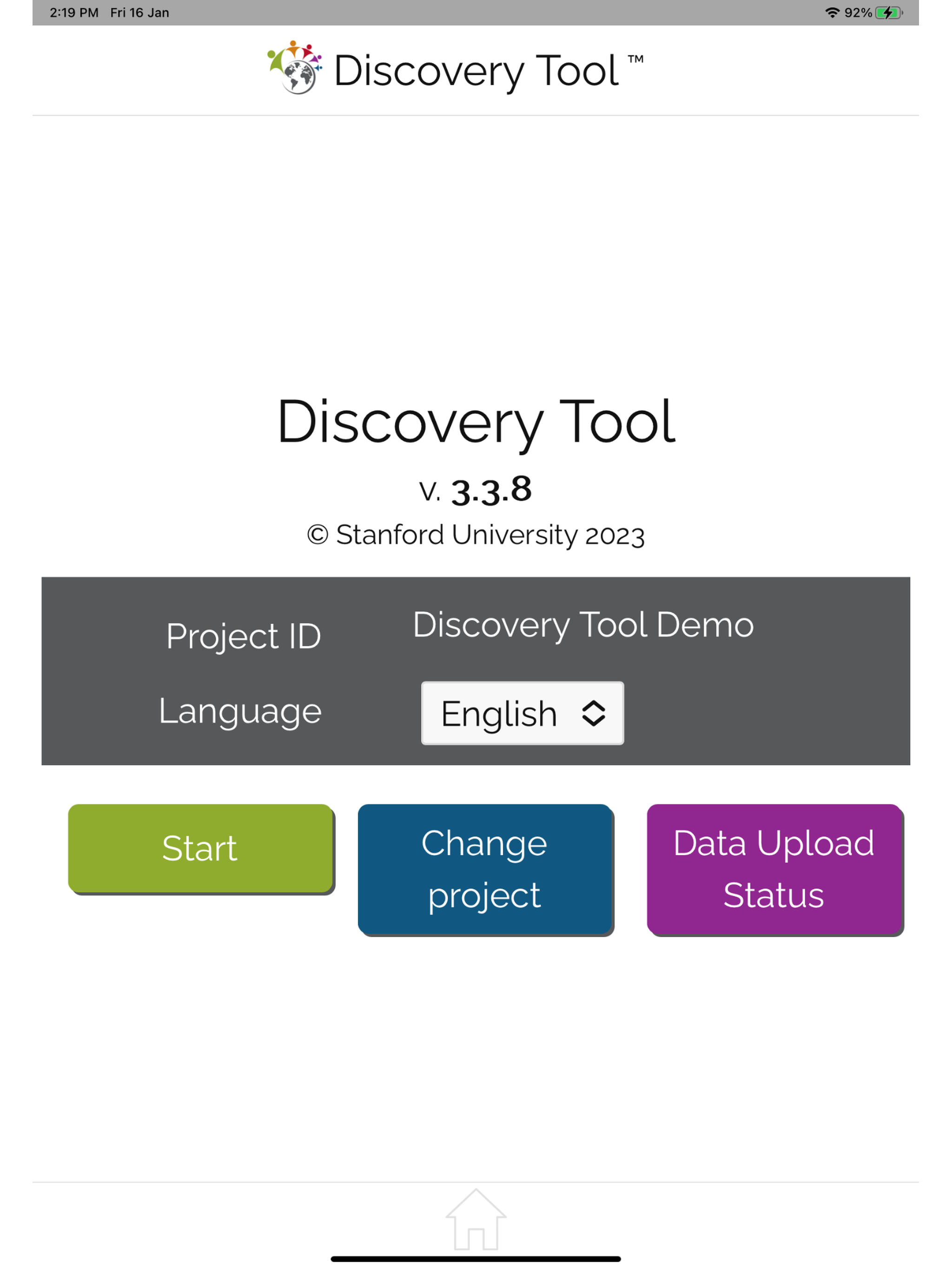 Discovery Tool Our Voice
