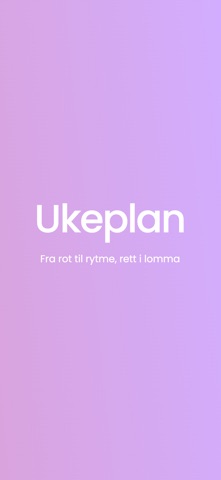 Ukeplan screenshot