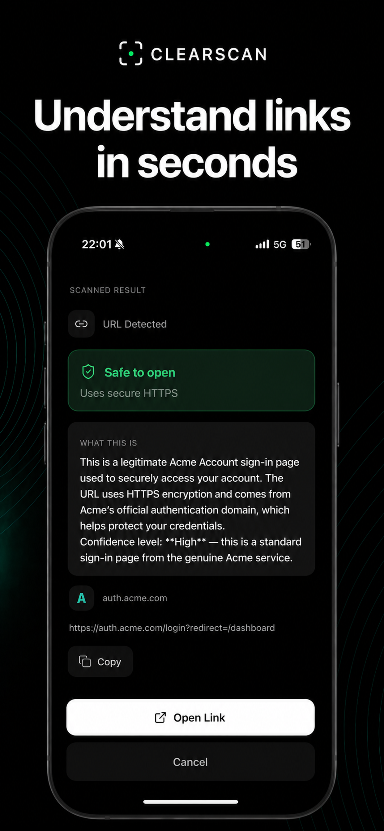 ClearScan: QR Scanner Safe screenshot 5