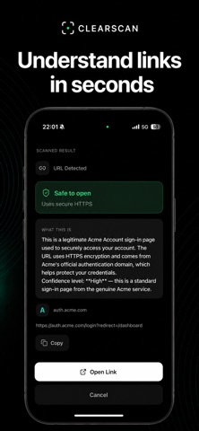 ClearScan: QR Scanner Safe Screenshot 5 of 5