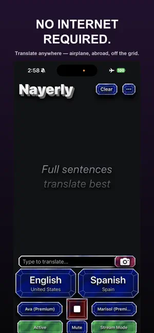 Nayerly: Offline Translator screenshot 3
