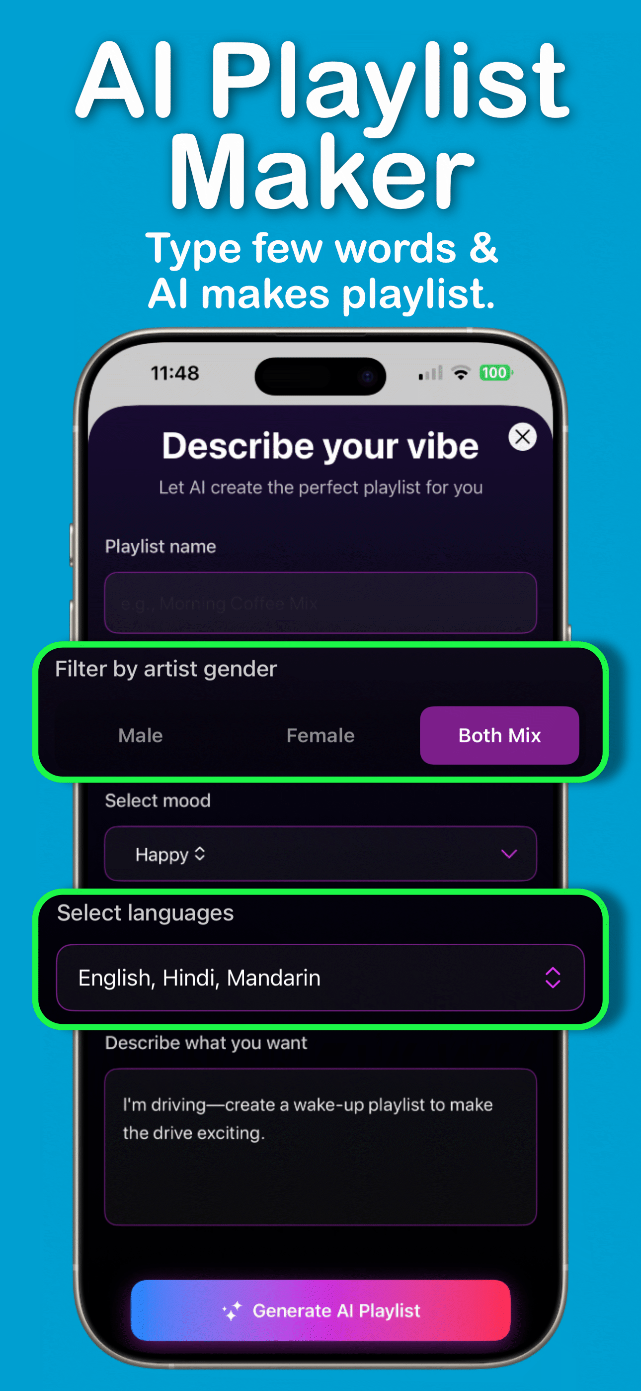 Music Playlist Maker, Transfer screenshot 2