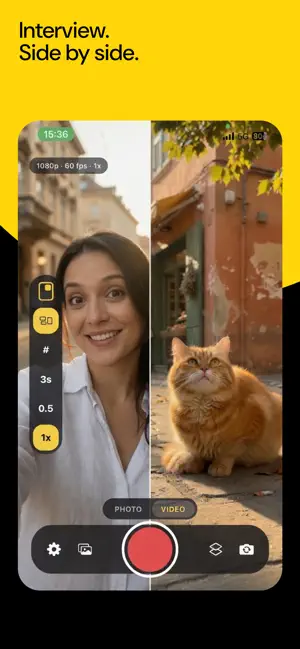 Orbicam: Dual Camera Vlog screenshot 2