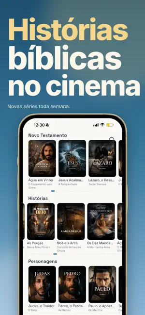 Sacred Shorts: Bíblia em Vídeo iPhone screenshot 2