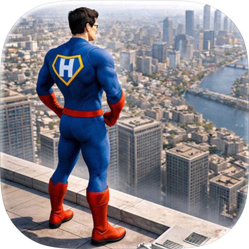 Fly Grand Superhero City Game screenshot 8