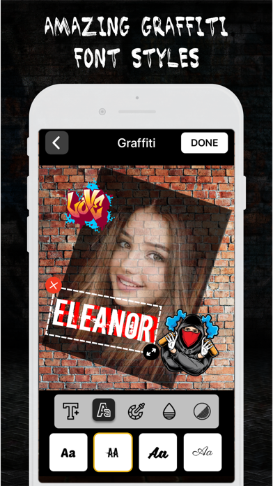 Graffiti Creator: Draw Text Screenshot