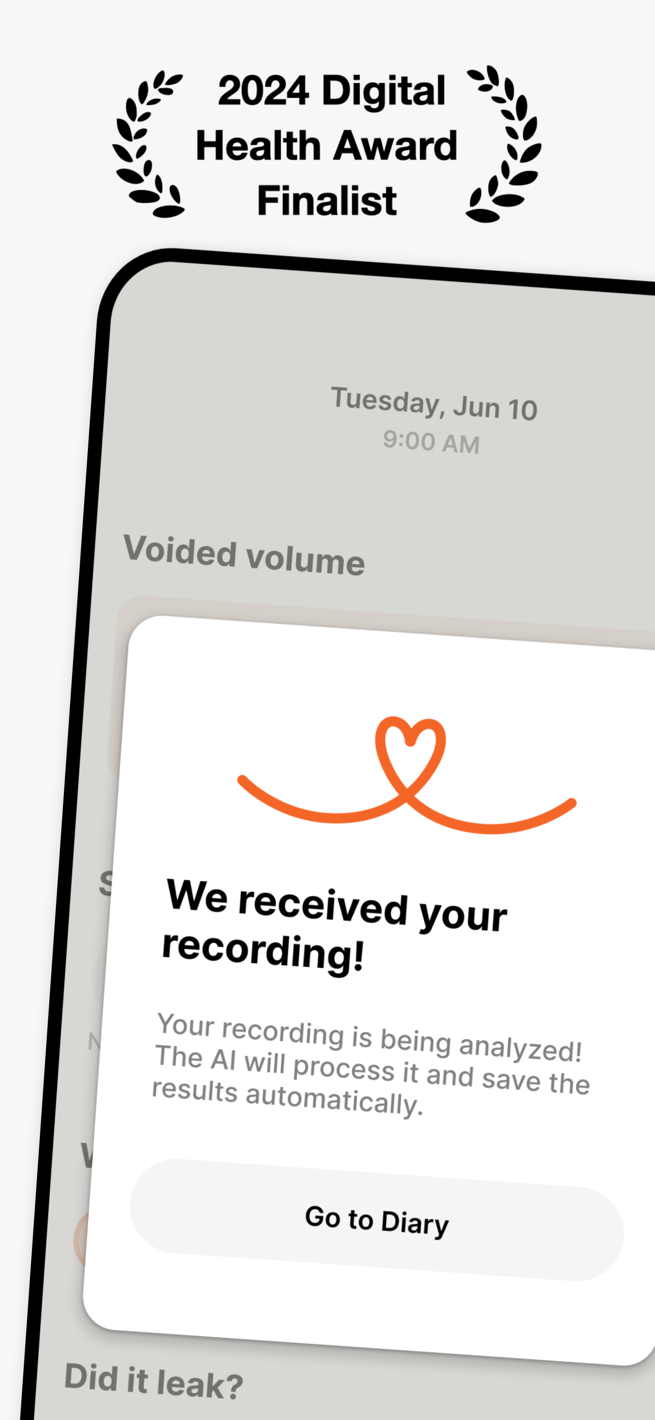 Bladderly: AI Bladder Diary