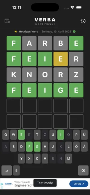 Verba - deutsch screenshot 1