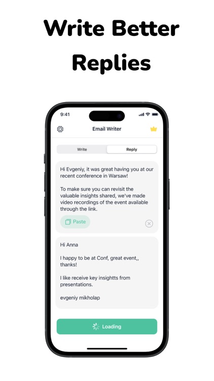 Email Writer: AI Generator