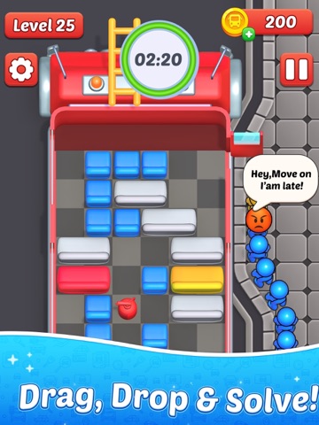 Seat Rush: 3D Sort Puzzle iPad screenshot