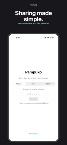 Pampuko: Share Files Screenshot 1 of 5