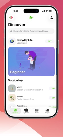 Learn languages with LENGO iPhone screenshot
