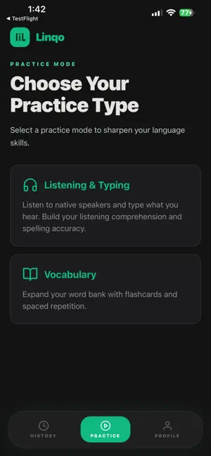 Linqo - Language Learning screenshot 1