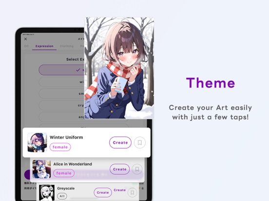 Days AI - AI Art & OC Creator iPad screenshot 4 - Graphics & Design app