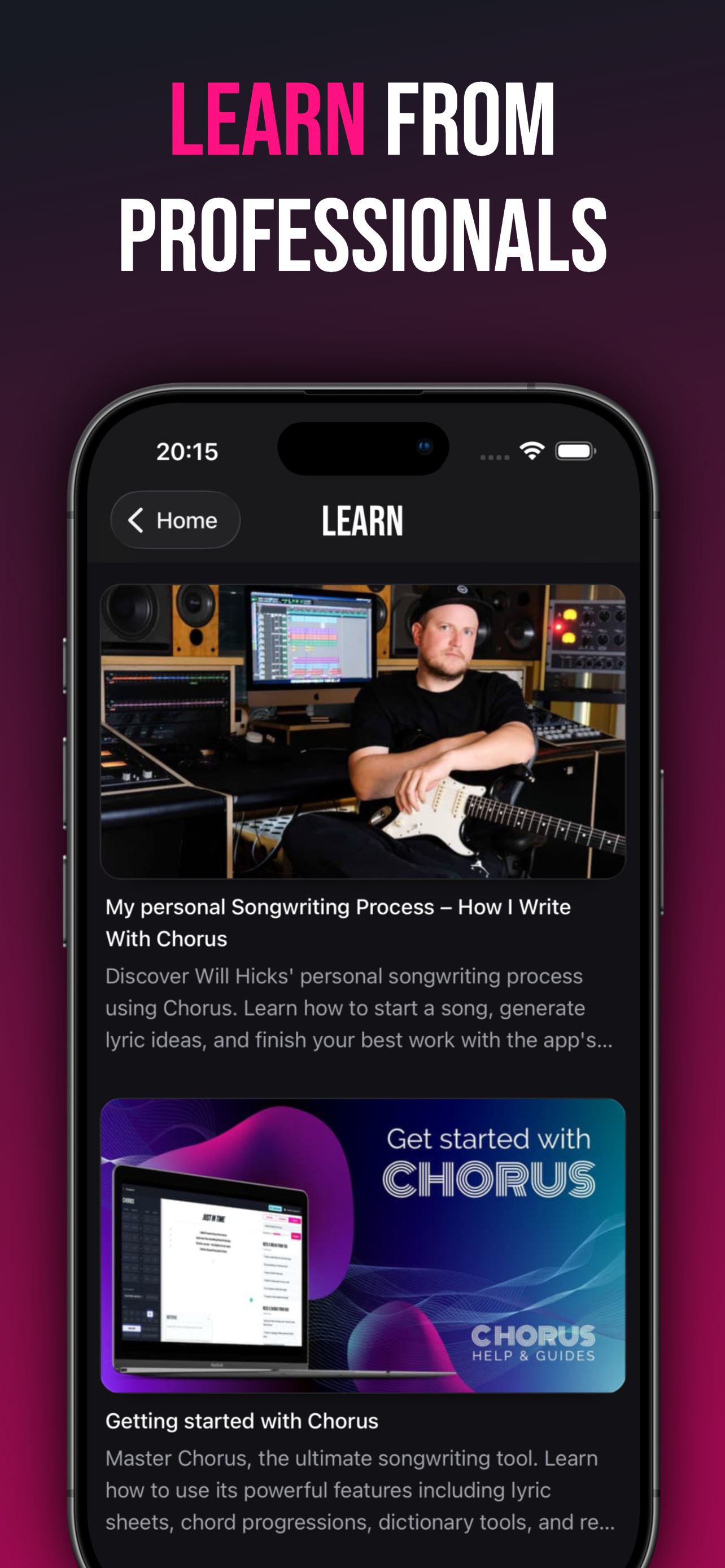 Chorus: Songwriting Studio