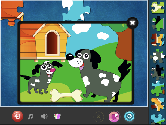 Screenshot #4 pour Animals Jigsaw Puzzle Coloring