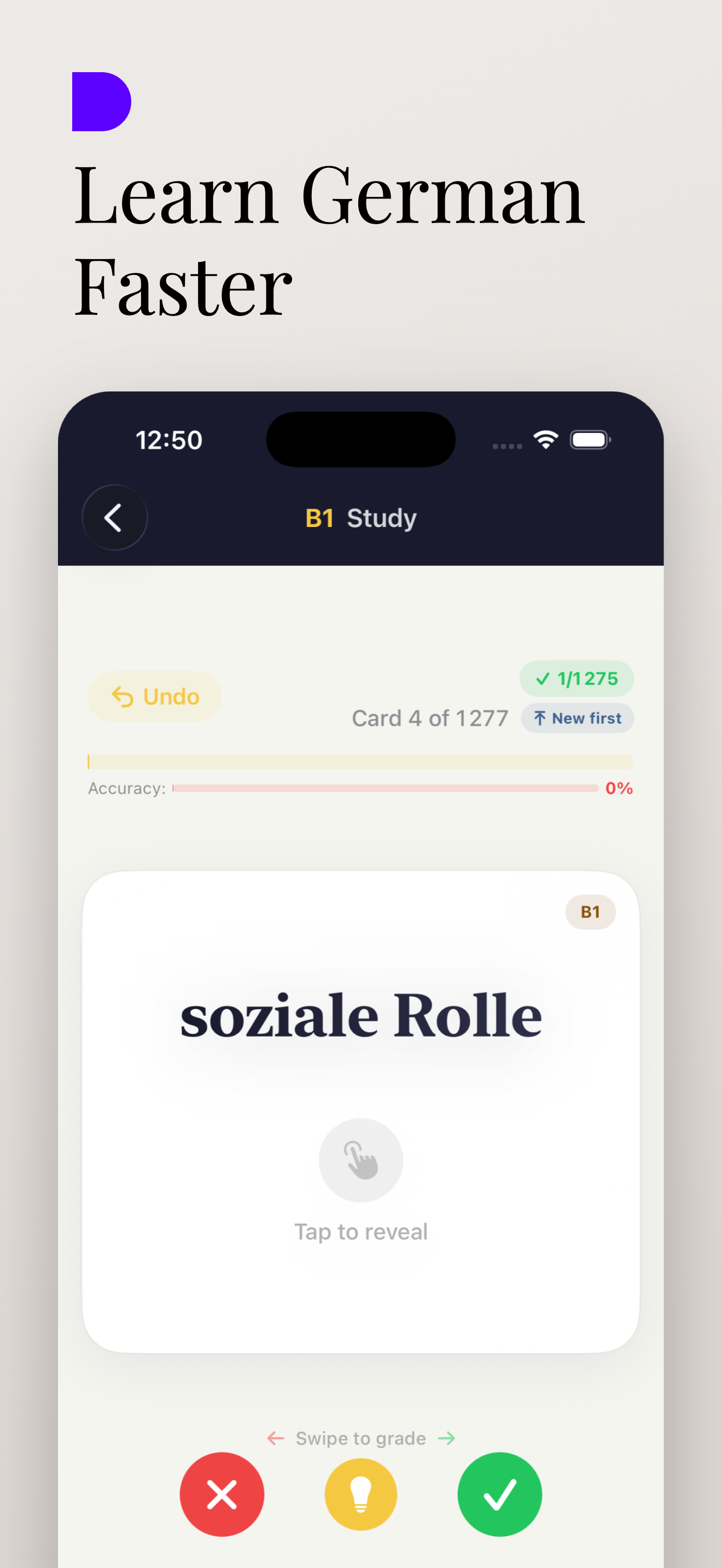 Deutsch AI Flashcards A1-C2