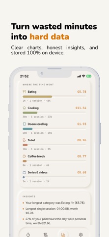 Breakwage: Paid Time Tracker Screenshot 5 of 6