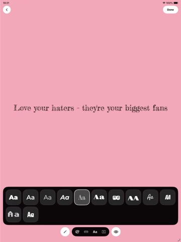 He Said - Quote Wallpaper iPad screenshot