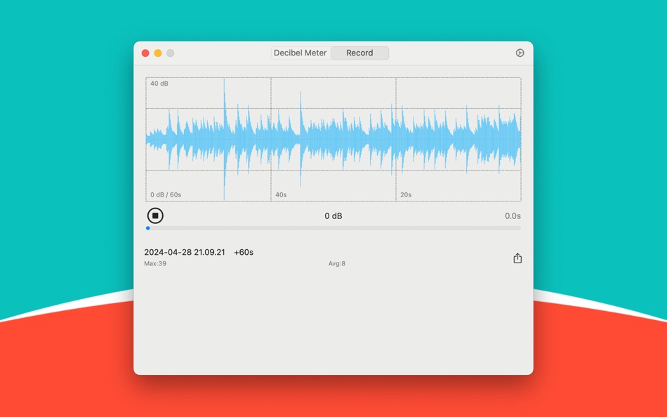 #5. Decibel Meter PC (macOS) 由: Xi'an 7kit Technology Co., Ltd.