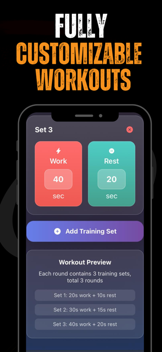 Tabata Timer for Home Workout Screenshot 2 of 5