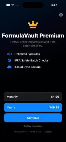 FormulaVault: Cosmetic & Scent Screenshot 7 of 8