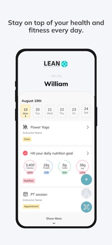 Lean Wellness Solutions iPhone screenshot