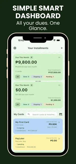 Tortol - Installments Tracker screenshot 1