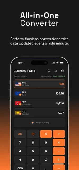 Currency & Gold Converter screenshot 2