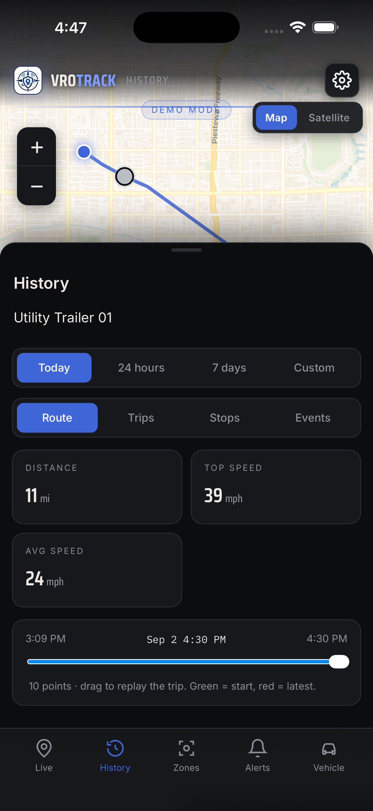 Screenshot 4 of VROTRACK GPS Tracker